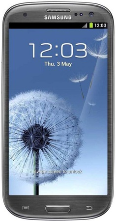 Смартфон Samsung Galaxy S3 GT-I9300 16Gb Titanium grey - Фокино